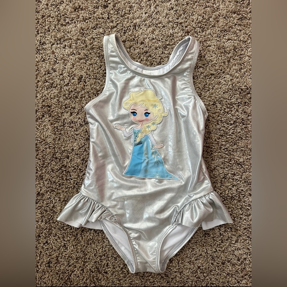 Size 7 Disney brand Elsa swimsuit